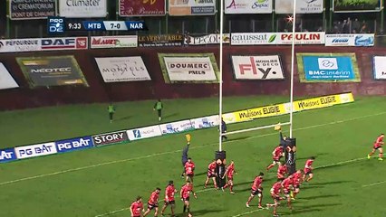 Pro D2 - Résumé Montauban - Narbonne_34-10 - J21 - Saison 2017_2018