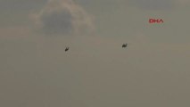 Hatay-Hassa Sınırı'nda Helikopter Hareketliliği