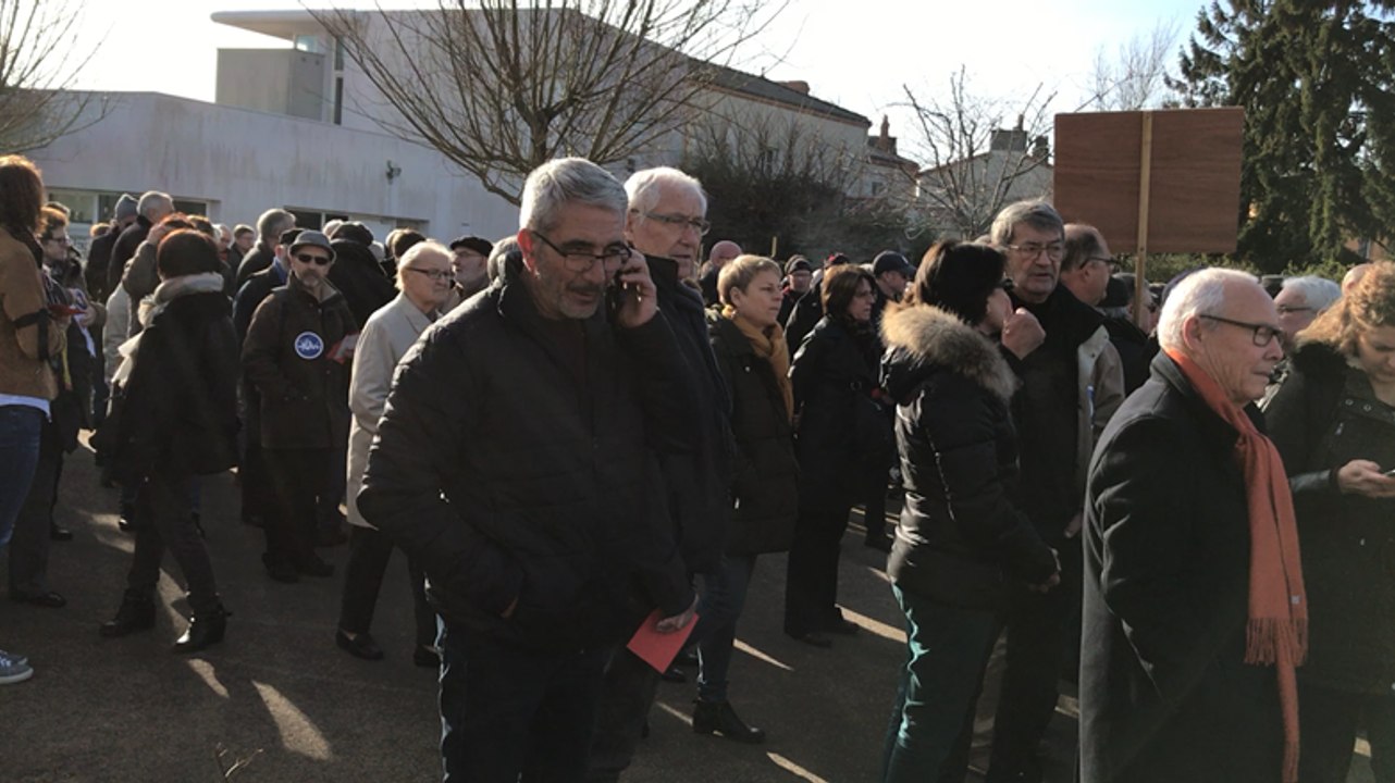 Manif Saint-Aignan aéroport