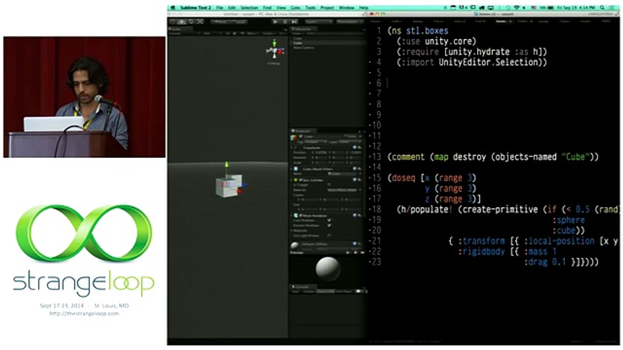 Clojure in Unity 3D: Functional Video Game Development by Ramsey Nasser and Tims Gardner