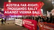 Activists protest far-right fraternity balls inVienna