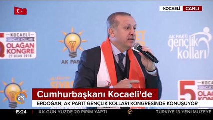 Cumhurbaşkanı Erdoğan "Milletimiz Afrin'e yürüyor"