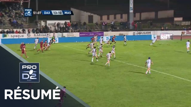 PRO D2 - Résumé Dax-Massy: 27-17 - J21 - Saison 2017/2018