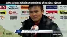 Quang Hải nghẹn ngào cảm ơn người hâm mộ đã ủng hộ U23 Việt Nam