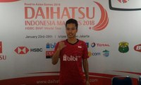 Sensasi Anthony Ginting Berlanjut ke Final Indonesia Masters