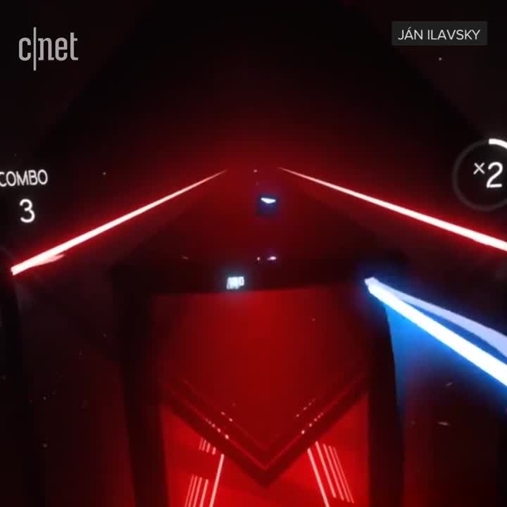 Beat Sabre VR game