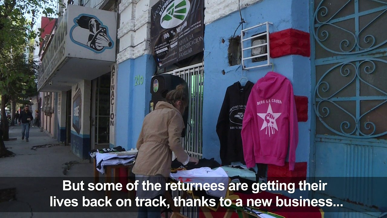 Deported Mexicans create T-shirt brand