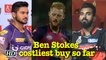 IPL auction 2018 | Ben Stokes, KL Rahul, Manish Pandey rule on Day 1