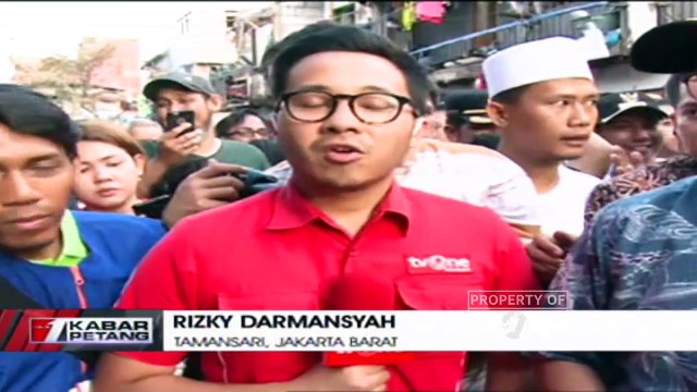 Wawancara dengan Gubernur Anies Baswedan di Lokasi Kebakaran Tamansari