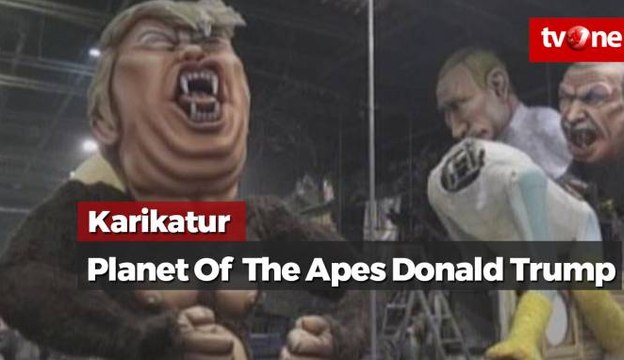 Karikatur Donald Trump Siap Ramaikan Karnaval Nice Perancis