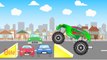 Police Cars & Police Truck - Monster Trucks For Children - Car Garage Toy Fory | BinBin tv