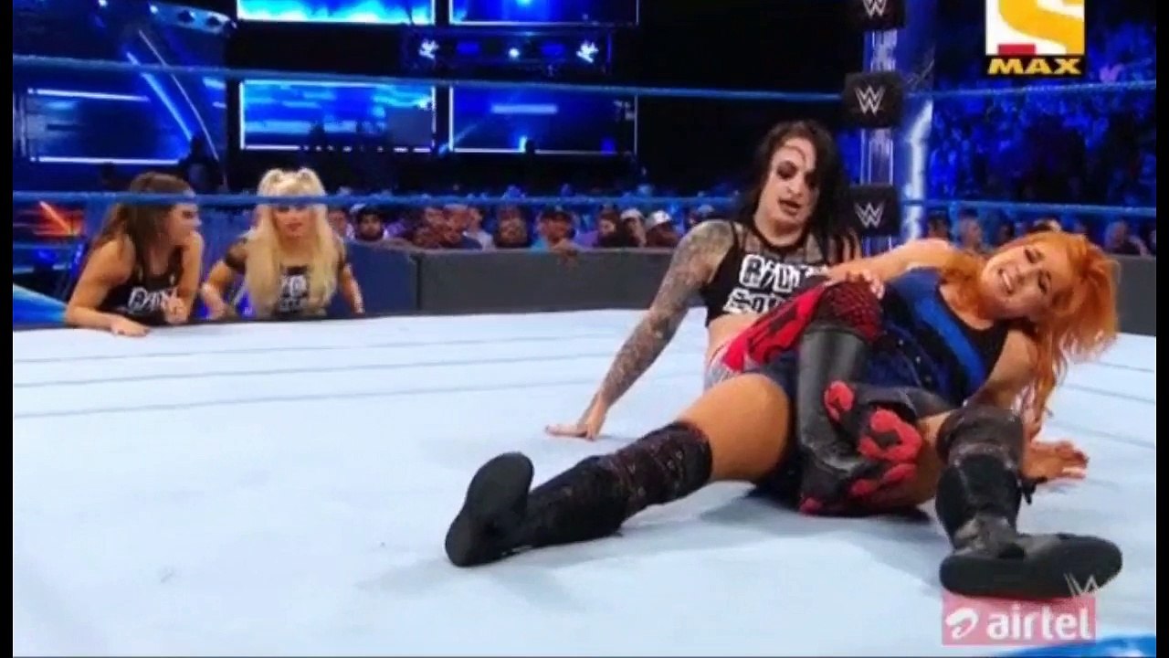 Becky Lynch vs. Ruby Riott SmackDown LIVE, Jan. 9, 2018 HINDI