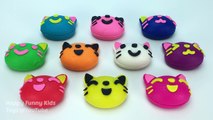 Play & Learn Colours & Shapes with Play Doh Cats Smiley Faces Fun & Creative for Kids & Preschoolers