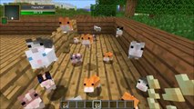 Minecraft: PET HAMSTERS (BREED THEM, SIT ON YOUR HEAD, HAMSTER BALLS!) Mod Showcase