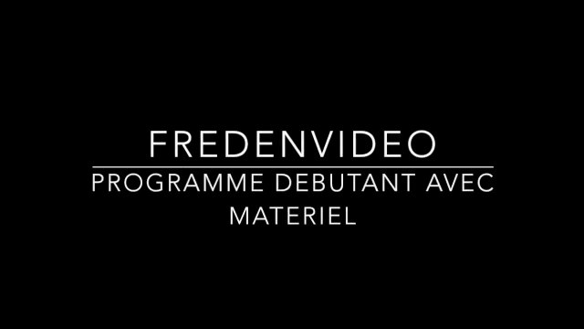 Musculation le programme gratuit pour débutants