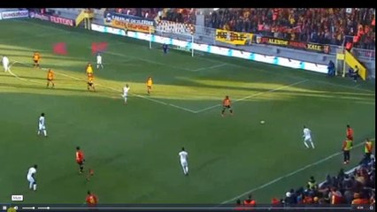 Jean-Armel Kana-Biyik Red Card - Goztepe vs Kayserispor  1-1  27.01.2018 (HD)
