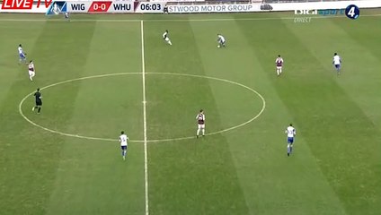 Will Grigg GOAL HD - Wigan Athletic 1- 0 West Ham United  27.01.2018