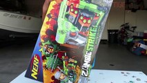 NERF Zombie Strike Doominator Blaster, Rotating Drums, Husbro Toys - TigerBox HD