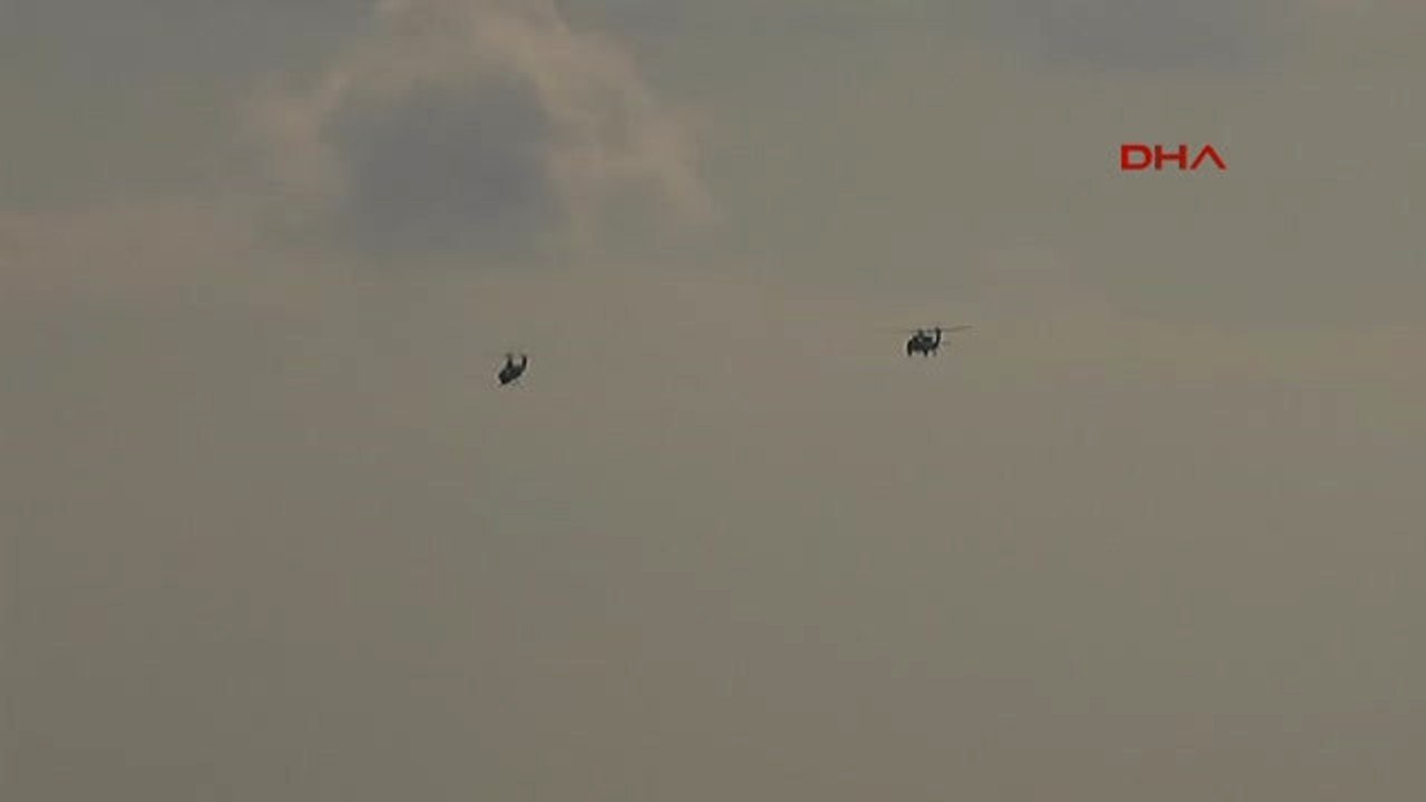 Sınırda Helikopter Hareketliliği Devam Ediyor