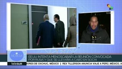 EEUU busca imponer sus intereses en mesa de diálogo sobre Siria