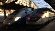TGV 28000 ( TGV Réseau ) et TGV 2N2 ( RGV 2N ou EuroDuplex ) - LGV Est européenne - Paris - Est