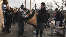 Toute première mise à l’eau pour deux bateaux en bois traditionnels
