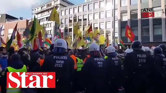 Alman polisi, PKK yandaşlarına görmezden geldi