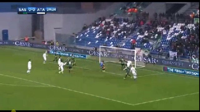 Masiello Goal - Sassuolo vs Atalanta 0-1 27.01.2018 (HD)