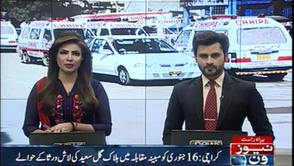 Body of victim Gullsaeed over hand to faimly