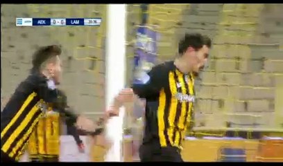 Amazing  Goal Christodoulopoulos L. (1:0) AEK Athens FC vs Lamia
