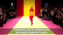 Patriotic flavour to Agatha Ruiz de la Prada's fashion show