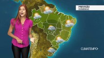 Previsão Brasil - Temporais no Sul e CO