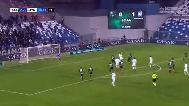 Bryan Cristante Goal HD - Sassuolo	0-2	Atalanta 27.01.2018