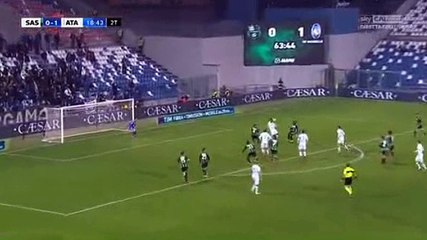 Bryan Cristante Goal HD -  Sassuolo	0-2	Atalanta 27.01.2018