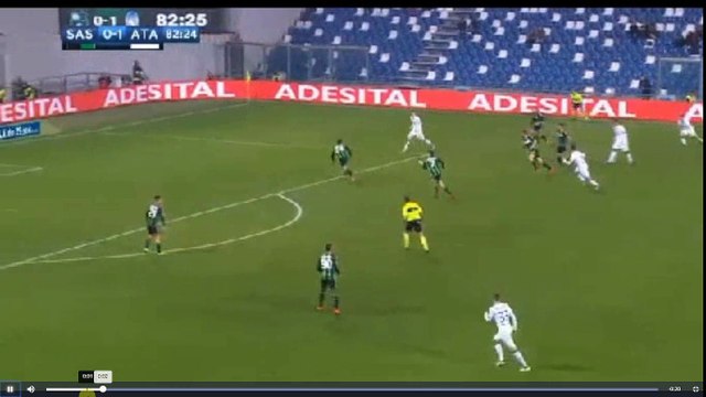Cristante Goal - Sassuolo vs Atalanta 0-2 27.01.2018 (HD)