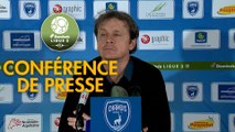 Conférence de presse Chamois Niortais - Valenciennes FC (1-2) : Denis RENAUD (CNFC) - Réginald RAY (VAFC) - 2017/2018
