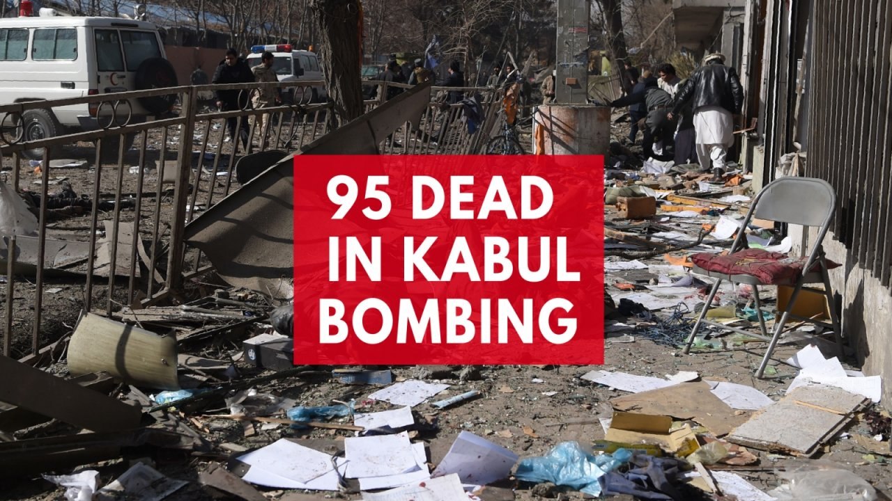 At least 95 killed by ambulance bombing in Afghanistan