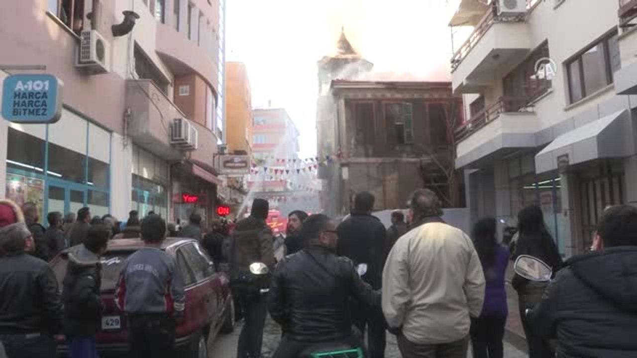 Tarihi Konakta Yangın