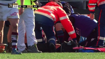 Horrible blessure de Geoffrey Cros face à Toulon