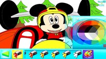 Mickey & The Roadster Racers: Childrens Coloring Book Game - Disney Junior App For Kids