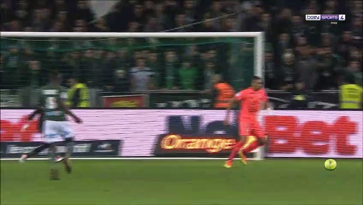 1-1 Paul-Georges Ntep Goal France  Ligue 1 - 27.01.2018 AS Saint-Étienne 1-1 SM Caen