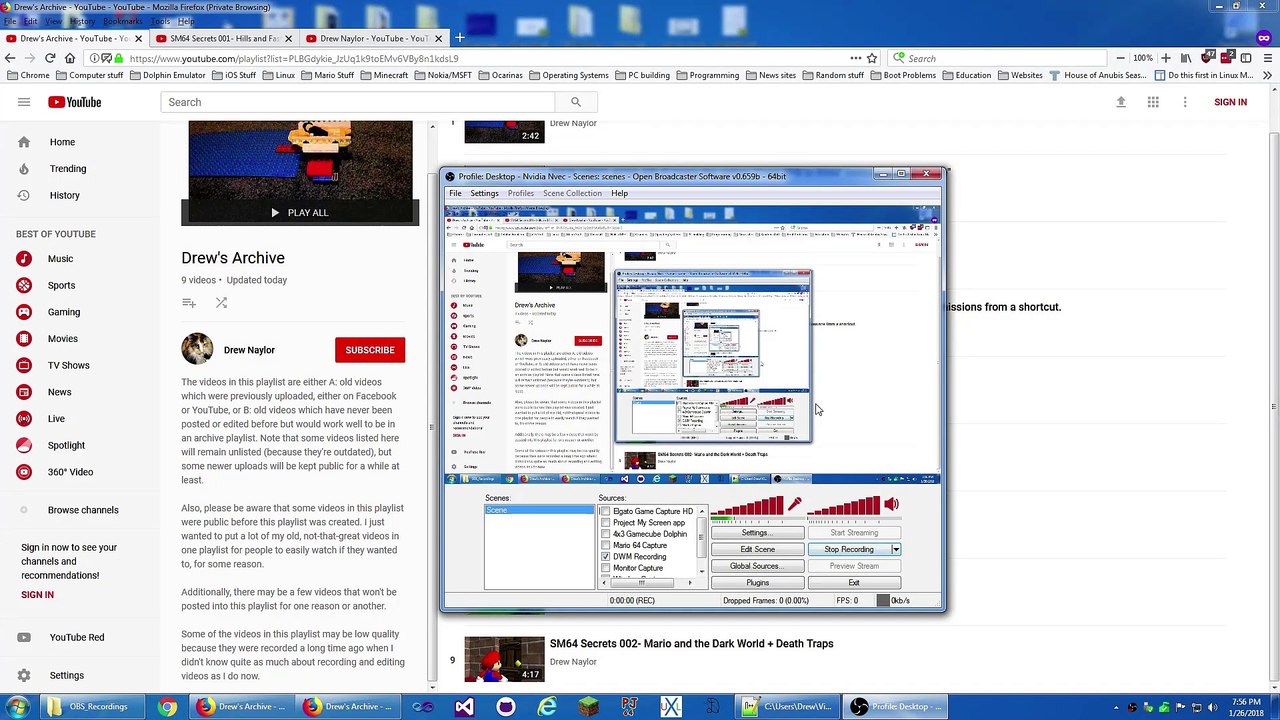 Drew's Archive announcement video