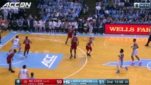 NC State vs. North Carolina Basketball Highlights (2017-18)