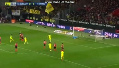 Penalty Goal E.Sala Guingamp 0 - 2 Nantes 27.01.2018 HD