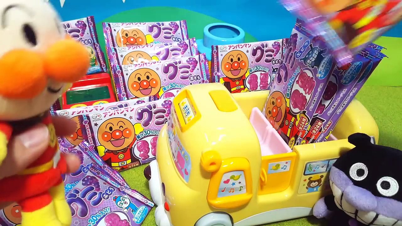 アンパンマン アニメおもちゃ お店屋さんごっこ アンパンマングミはいかがですか〜？ お買い物ごっこ ごっこ遊び アンパンマンのお菓子屋さん