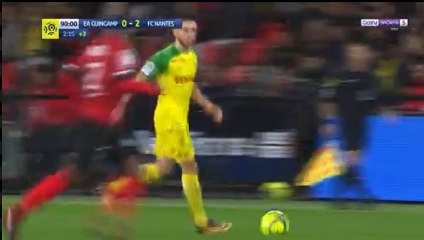 Santy Ngom  Goal HD - Guingamp 0-3 Nantes 27.01.2018