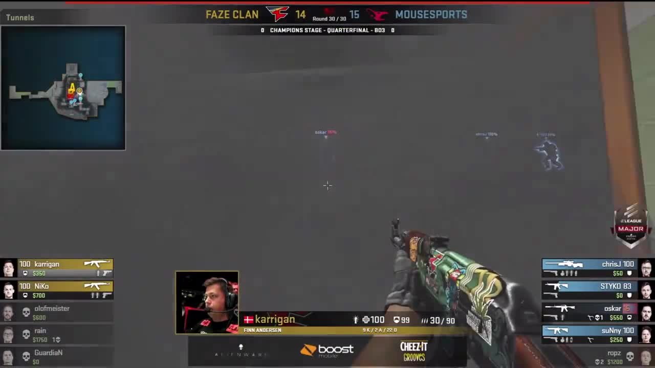 This clutch by Nikola "NiKo" Kovac vs. mousesports was just INSANE!