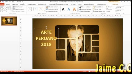 Efecto de diapositivas en Power Point 2017