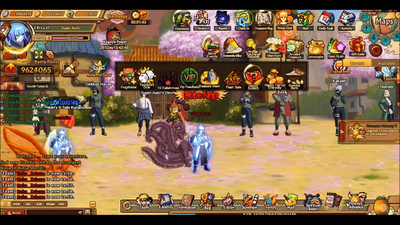 Unlimited Anime Classic Ninja - Haku & Zabuza Receiving Mail Persian Merchant Compensation