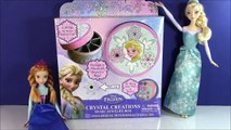DIY DISNEY FROZEN Crystal Creations Jewelry Box! Decorate with Stickers and GEMS! Surprises